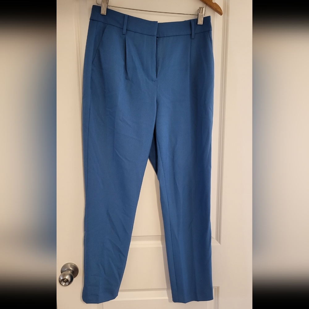 Barely Woren Elegant Blue Women's Pants